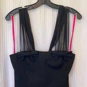 Betsey Johnson LBD Chiffon Straps